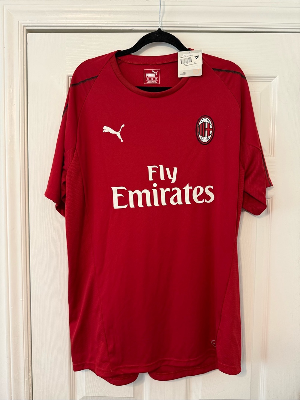 Puma Red AC Milan Fly Emirates Jersey